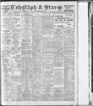 cover page of Sheffield Evening Telegraph published on May 10, 1919