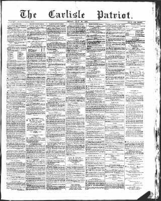 cover page of Carlisle Patriot published on May 10, 1895