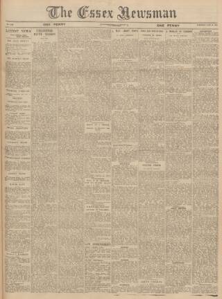 cover page of Essex Newsman published on May 10, 1930