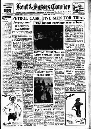 cover page of Kent & Sussex Courier published on May 10, 1957