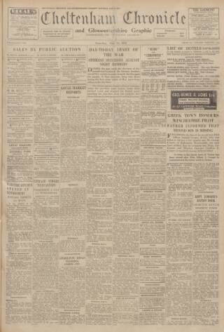 cover page of Cheltenham Chronicle published on May 10, 1941