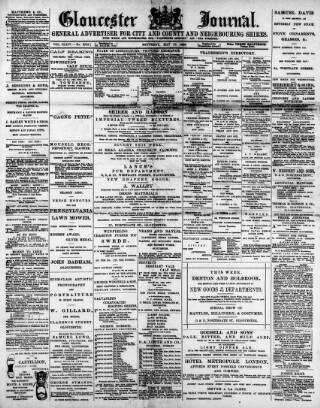 cover page of Gloucester Journal published on May 10, 1890