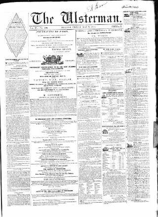 cover page of The Ulsterman published on May 9, 1856