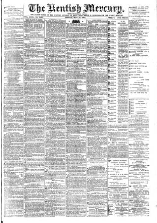 cover page of Kentish Mercury published on May 10, 1901