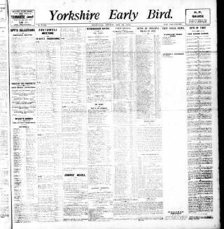 cover page of Yorkshire Early Bird published on May 30, 1910