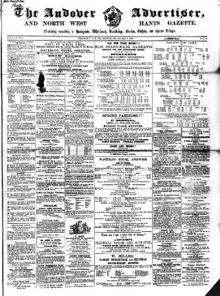 cover page of Andover Advertiser and North West Hants Gazette published on May 9, 1862