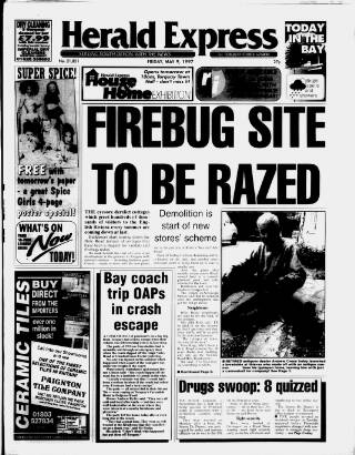 cover page of Torbay Express and South Devon Echo published on May 9, 1997