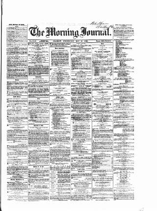 cover page of Glasgow Morning Journal published on May 10, 1865