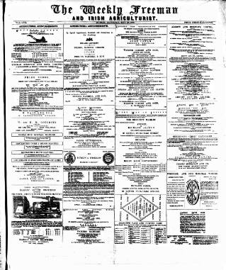 cover page of Weekly Freeman's Journal published on May 10, 1873