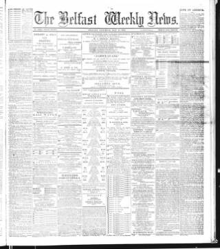 cover page of Belfast Weekly News published on May 10, 1890