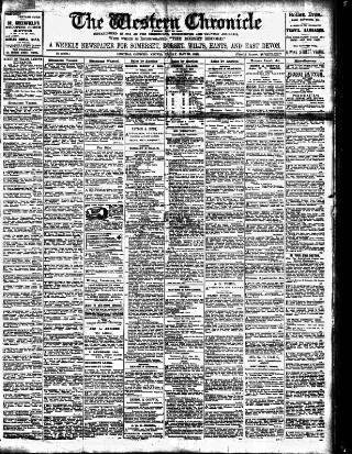 cover page of Western Chronicle published on May 10, 1912