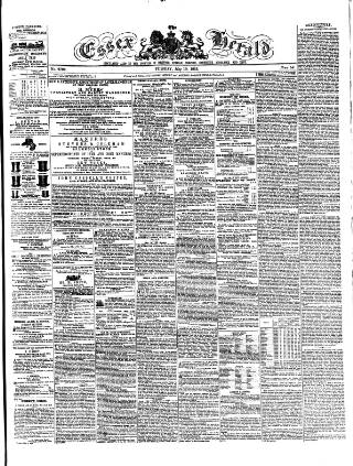 cover page of Essex Herald published on May 10, 1853
