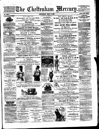 cover page of Cheltenham Mercury published on May 10, 1879