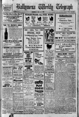 cover page of Ballymena Weekly Telegraph published on May 10, 1930