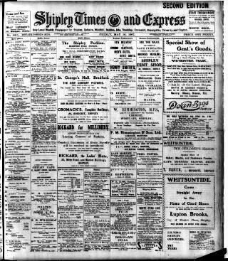 cover page of Shipley Times and Express published on May 10, 1907