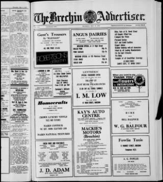 cover page of Brechin Advertiser published on May 10, 1979