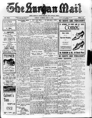 cover page of Lurgan Mail published on May 10, 1924