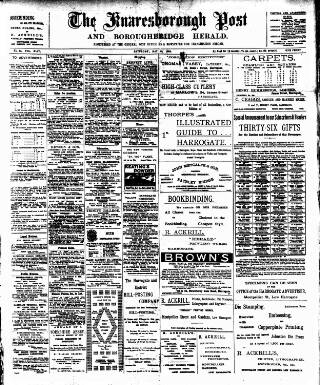 cover page of Knaresborough Post published on May 10, 1902