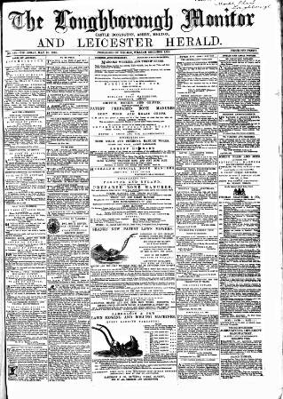 cover page of Loughborough Monitor published on May 10, 1866