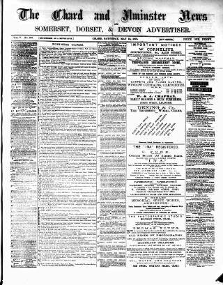 cover page of Chard and Ilminster News published on May 10, 1879