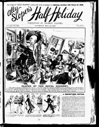 cover page of Ally Sloper's Half Holiday published on May 10, 1890