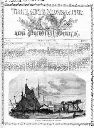 cover page of Lady's Newspaper and Pictorial Times published on May 9, 1857
