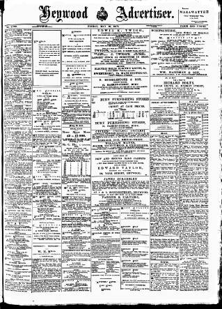 cover page of Heywood Advertiser published on May 10, 1907