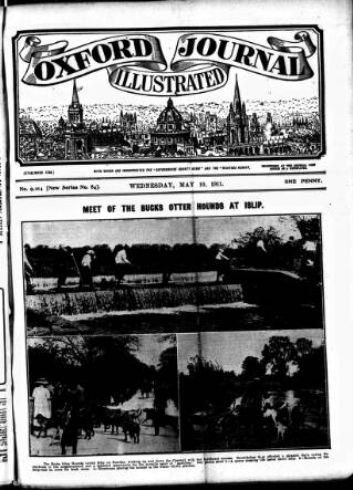 cover page of Oxford Journal published on May 10, 1911
