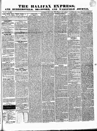 cover page of Halifax Express published on May 9, 1840
