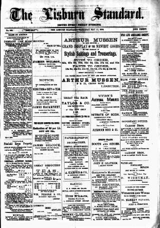 cover page of Lisburn Standard published on May 10, 1890