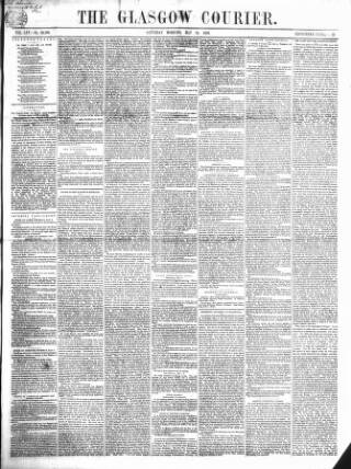 cover page of Glasgow Courier published on May 10, 1856