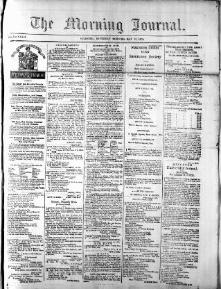 cover page of Morning Journal (Kingston) published on May 10, 1873