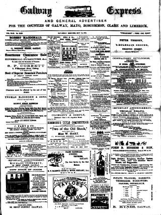 cover page of Galway Express published on May 10, 1902
