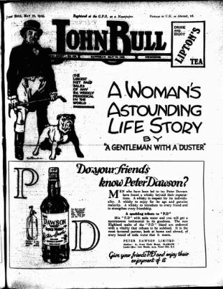 cover page of John Bull published on May 10, 1924