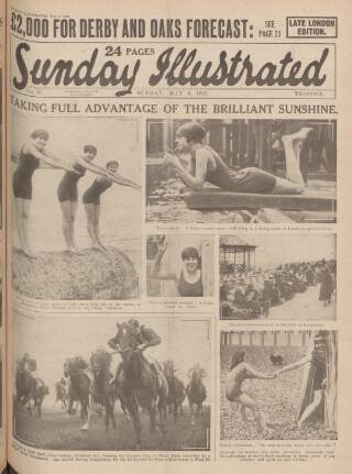 cover page of Sunday Illustrated published on May 6, 1923