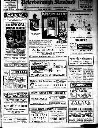 cover page of Peterborough Standard published on May 10, 1935