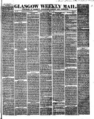 cover page of Glasgow Weekly Mail published on May 9, 1863