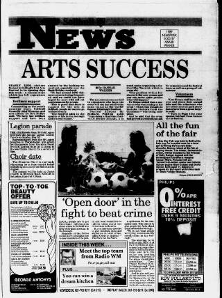 cover page of Solihull News published on May 10, 1990