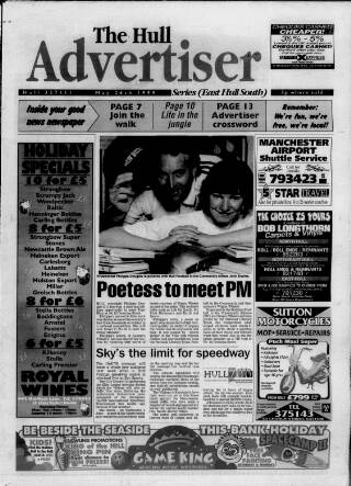 cover page of East Hull Advertiser published on May 26, 1999