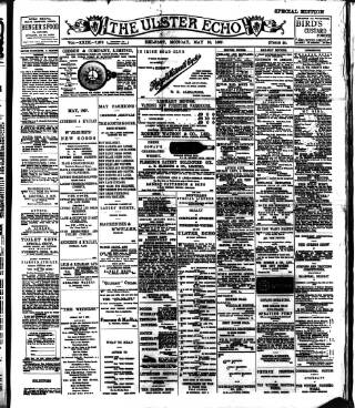 cover page of Ulster Echo published on May 10, 1897