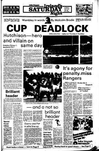 cover page of Ireland's Saturday Night published on May 9, 1981