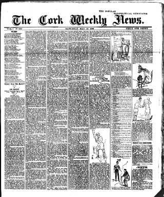 cover page of Cork Weekly News published on May 10, 1890