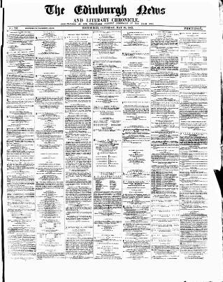 cover page of Edinburgh News and Literary Chronicle published on May 10, 1862