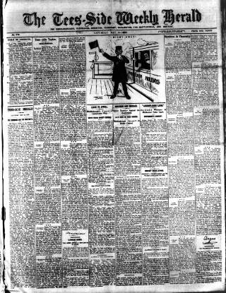 cover page of Tees-side Weekly Herald published on May 10, 1913