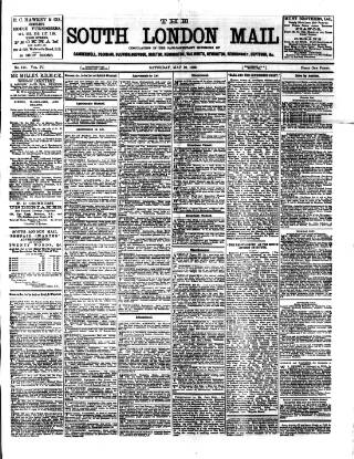 cover page of South London Mail published on May 10, 1890