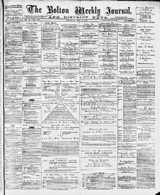 cover page of Bolton Journal & Guardian published on May 10, 1879