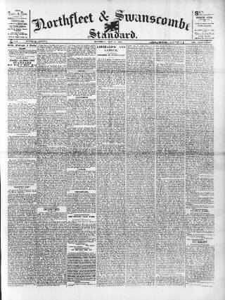 cover page of Northfleet and Swanscombe Standard published on May 9, 1903