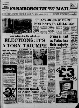 cover page of Farnborough News published on May 10, 1983