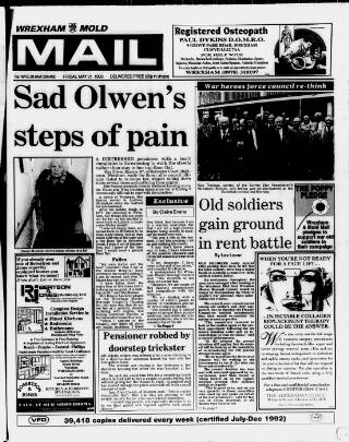 cover page of Wrexham Mail published on May 21, 1993