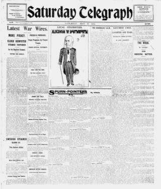 cover page of Saturday Telegraph (Grimsby) published on May 29, 1915